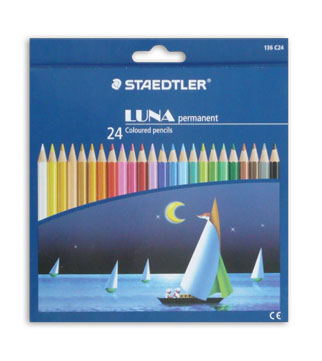 LUNA COLOUR PENCIL 24 FL (PERMANENT)